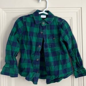 Hannah Andersson boys size 4 flannel shirt